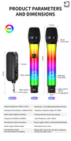 Wireless RGB Microphone Set