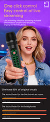 Live Streaming Microphone with Built-in DSP Sound Card